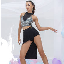 Faldas de baile latino, ropa de práctica, Sexy, con borlas negras, estándar nacional, 2021 2024 - compra barato