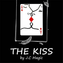 O kiss by j.c truques de mágica, fechamento de palco da rua, adereços de mágica, cartão romântico de mágica, truques de mágica, ilusionistas 2024 - compre barato