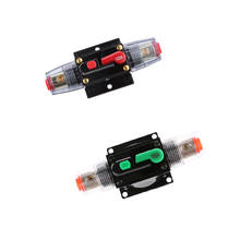 2 Pieces 100A Car Audio Circuit Breaker Fuse Holder Manual Reset Switch 2024 - buy cheap