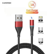 CANDYEIC Micro USB Magnetic charging adapter for Huawei Y7 Prime (2019) Charge Cable Fast Charger cable 2024 - buy cheap