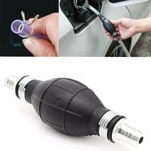 Universal 8mm Siphon Hand Pump Portable Manual Car Fuel Transfer Pump For Gas Gasoline Petrol Diesel Oil Liquid With Hoses Pipe 2024 - buy cheap