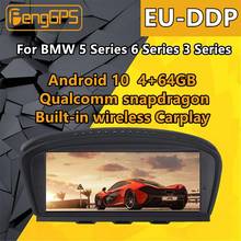 Radio Multimedia con GPS para coche, reproductor de DVD con Android, 8 núcleos, PX6, estéreo, Navi, para BMW E60, E90, serie 5, 3, E61, E63, E64, E91, E92, E93 2024 - compra barato