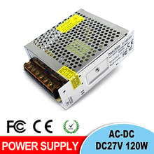 DC27V 4.4A 120W Switching Power Supply Transformer 110V220V AC DC27V SMPS for LED Strip Light Module Display 3D Printer CNC CCTV 2024 - buy cheap