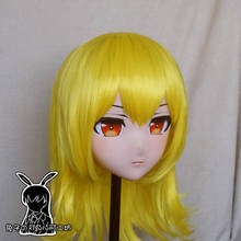 (RK9163)Top Quality Handmade Female Resin Cosplay Japanese Role Play Kigurumi Mask Crossdresser Doll Transgender Mask 2024 - buy cheap