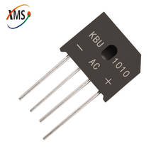 50PCS  KBU1010 KBU-1010 10A 1000V diode bridge rectifier new and original IC 2024 - buy cheap