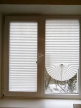 Persianas plisadas de cebra para ventana, adhesivo barato, persiana enrollable opaca para dormitorio, sala de estar, balcón 2024 - compra barato
