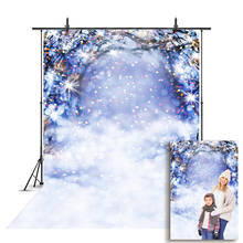 Snow winter background for photography forest glitter photo backdrop studio christmas wonderland background for photographic 2024 - buy cheap