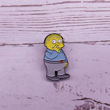 Insignia de Freddie Wiggum, broche residencial de oddball de RG, PIN de chico de buen sentido, accesorio inteligente de personaje de dibujos animados 2024 - compra barato