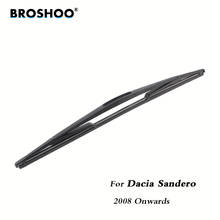 BROSHOO Brisas Limpador Lâminas de Volta Para Dacia Sandero Traseira Do Carro Hatchback (2008-) 410mm, windshield Auto Acessórios 2024 - compre barato