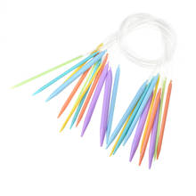 12pcs/Set Circular Crochet Hook Knitting Needles 80cm Tube Knit Needles For Needles Circular Knitting Crafts Tools KN019 2024 - buy cheap
