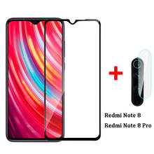 Protetor de tela de vidro temperado para redmi, 2 em 1, lentes de câmera para redmi note 8 pro, xiaomi redmi note 8 pro note8 8pro, película de vidro 2024 - compre barato