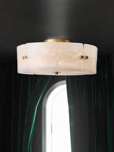 Luz de techo de cristal de cobre, iluminación de lujo con personalidad creativa, para dormitorio, balcón, pasillo 2024 - compra barato