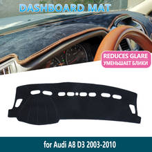 for Audi A8 D3 2003~2010 4E 2008 2009 S-line Anti-Slip Mat Dashboard Mat Cover Pad Inner Sun Shade Dash board Car Accessories 2024 - buy cheap