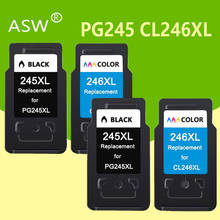 ASW-Reemplazo de cartuchos de tinta PG245 CL246 para impresora Canon PG 245XL 245XL CL 246XL para Pixma iP2820 MX492 MG2924 MX492 MG2520 2024 - compra barato