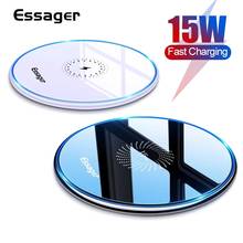 Essager 15W Qi Wireless Charger For iPhone X/XS Max XR 8 Plus Mirror Wireless Charging Pad For Samsung S9 S10+ Note 9 8 2024 - buy cheap