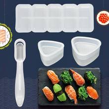 Japan Nigiri Sushi Mold Onigiri Rice Ball Maker Press Tools Non Stick Kitchen Bento Accessories for Kids Students 2024 - buy cheap