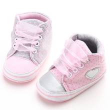 Newborn Baby Shoes Pink Polka Dot Cotton Soft Bottom Baby Girl Shoes Heart Shaped First Walkers Baby Shoes Wholesale Prewalker 2024 - buy cheap