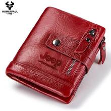 HUMERPUAL Genuine Leather Women Wallet Female Coin Purse rfid Small Card Holder Portomonee Lady Walet for Friend Money Bag 2024 - buy cheap