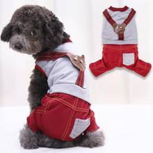 Pet Bodysuit Dog Jumpsuits Round Neck Four-legged Cotton Comfortable Daily Life Puppy Jumpsuit 2024 - buy cheap