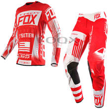 Free shipping 2019 MX 360 Red White Jersey Pants Combo Motocross Racing Dirt bike Off Road Racing Gear Set 2024 - buy cheap