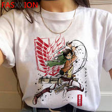 Attack on Titan Shingeki No Kyojin   men ulzzang casual harajuku kawaii  streetwear tshirt t shirt 2024 - buy cheap