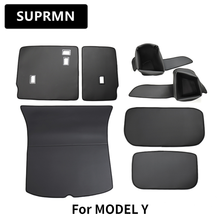 Suitable for Tesla MODEL Y front and rear trunk mats anti-dirty and wear-resistant microfiber leather full surround modification 2024 - buy cheap