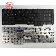 Клавиатура Teclado с испанской раскладкой Sp для DELL Latitude 15 5000, E5540 2024 - купить недорого