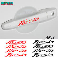 4pcs Car Boor Handle Sticker For Ford Fiesta Car Accessories 2024 - buy cheap