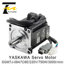 Yaskawa-Servomotor de CA, SGM7J-08A7C6E, 220V, 750W, 3000r/min 2024 - compra barato