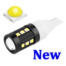 1 шт. Новый T15 W16W WY16W светодиодный Автомобильный задний тормозной светильник, сигнальная лампа поворота, автомобильная задняя лампа заднего хода, дневной ходовой светильник, красный, белый, желтый 2024 - купить недорого