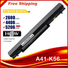 5200mah Battery for Asus A56 A46 K56 K56C K56CA K56CM K46 K46C K46CA K46CM S56 S46 A31-K56 A32-K56 A41-K56 A42-K56 bateria free 2024 - buy cheap