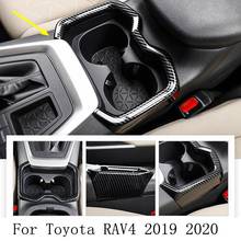 Cubierta de moldura de plástico ABS para coche Toyota, pegatina embellecedora frontal para vaso de agua, protección para Toyota RAV4, RAV 4, 2019, 2020 2024 - compra barato
