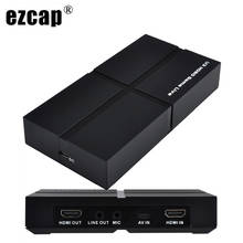 AV HDMI To USB 3.0 Video Capture Card 1080P 60fps Phone PC Game Recording Box MIC IN Audio Out HD Loop Live Streaming Broadcast 2024 - buy cheap