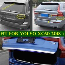 Lapetus Rear Trunk Tailgate Door Tail Bottom Streamer Protection Strip Cover Trim Fit For VOLVO XC60 2018 2019 2020 2021 2024 - buy cheap