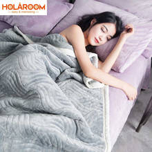 Супер теплое одеяло, роскошное Коралловое одеяло для кровати, Флисовое одеяло, s диваны, пледы, зимние покрытия для взрослых, покрывало для кровати 2024 - купить недорого