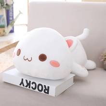 35/50/65CM Lying Cat Plush Toys Stuffed Cute Cat Doll Lovely Animal Pillow Soft Cartoon Toys for Children Girls Christmas Gift 2024 - buy cheap