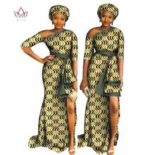African Dresses for Women 2020 Fashion Dashiki Long Party Sexy Dress Bazin Riche African Style Clothing Slip Party Dress WY1118 2024 - buy cheap