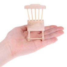 Minicasa de muñecas en miniatura, mesa alta, silla, muebles, juguetes para juego de muñecas, accesorios de decoración de madera, 1:6, 1:12 2024 - compra barato