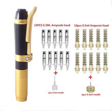 Caneta de injeção hialurônica 0.3ml e 0.5ml, caneta para preenchimento de lábios, ouro sintético, não corrosivo 2024 - compre barato