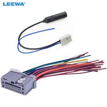 LEEWA 5 conjunto para Honda 2008-2011 Stereo Audio CD Cablagem Cabo + Antena de Rádio Aftermarket Instalar o Plug # CA4933 2024 - compre barato