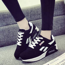 Women Sport Shoes Air Cushion Leather Sneakers Ultra Light Female Breathable Lace-up Non-slip Outdoor Running Shoe Soft Trainers 2024 - buy cheap