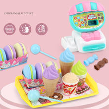 children mini supermarket cash register play house toy set 22 PCS dessert fruit shopping cart toy kids Groceries Toys gifts new 2024 - buy cheap
