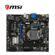 Для материнской платы MSI H55M-E21 LGA 1156 DDR3 для Intel H55M H55 десктопная материнская плата SATA II PCI-E X16 б/у 2024 - купить недорого