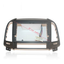 2 din Car radio Center Stereo Radio DVD GPS Plate Panel Frame Fascias Replacement For Hyundai Santa Fe 2006-2012 Dash Kit Frame 2024 - buy cheap