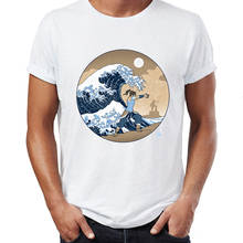 New Men's T-shirt The Wave Bender Korra Avatar Awesome Tshirt Hip Hop Tees Tops Youth Harajuku Streetwear 2024 - buy cheap