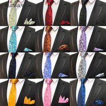 Elegant Man Tie Set Paisley Gold Necktie Hanky Suit Special Occasion Add A Touch of Sophistication To Your Outfit Handkerchief 2024 - buy cheap