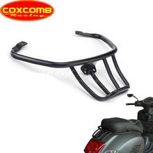 Soporte de aluminio negro para asiento trasero de motocicleta, soporte de Alforjas para carga, para VESPA PRIMAVERA SPRINT 150 2024 - compra barato