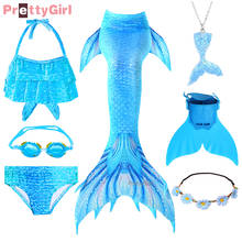 Summer Dress Mermaid Tail Swimsuit Holiday Beach Bikini Mermaid Costume Cosplay for Swimming Pool Children Swimwear 2024 - buy cheap