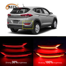 2pcs For Hyundai Tucson 2015 2016 2017 2018 2019 2020 Car Led Rear Bumper Reflector Braking Tailight with Turn Signal Driving 2024 - buy cheap