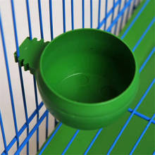 2pcs Mini Bird Parrot Pigeons Food Water Bowl Feeder Hamster Pet Plastic Cage Sand Cup Feeding Holder Hanging Feeding Bowl 2024 - buy cheap